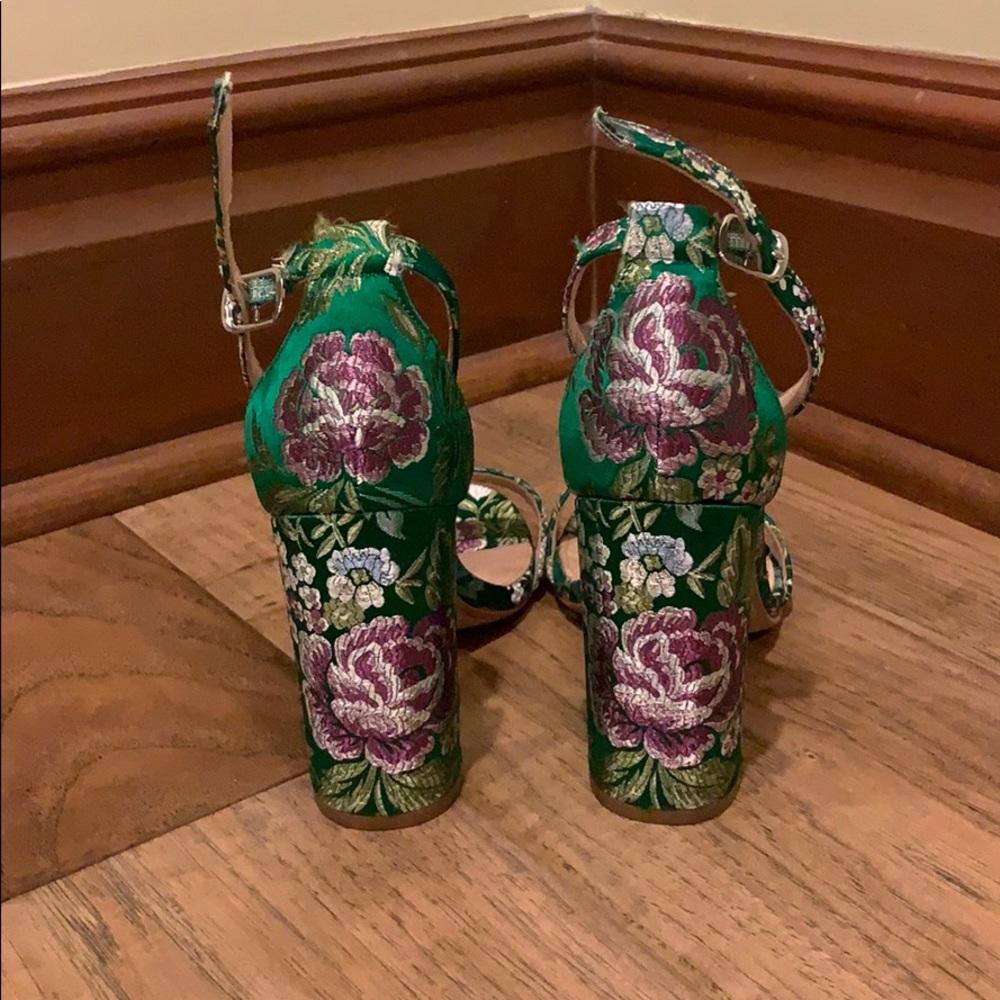 Green Block heels - Picture 3 of 4